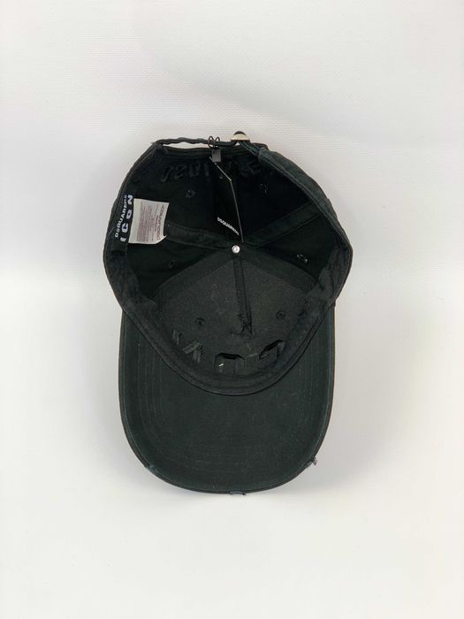 Черная кепка Icon кепка с вышивкой DsQuared черная кепка gu490