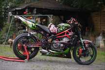 KAWASAKI ZX6R / jedyny taki /full custom/ airbrush