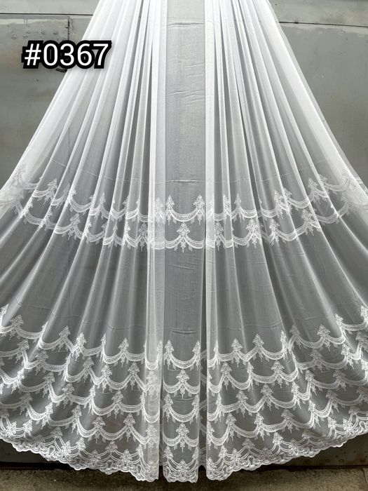 Сучасна тюль бамбук, гардины жакард, штори