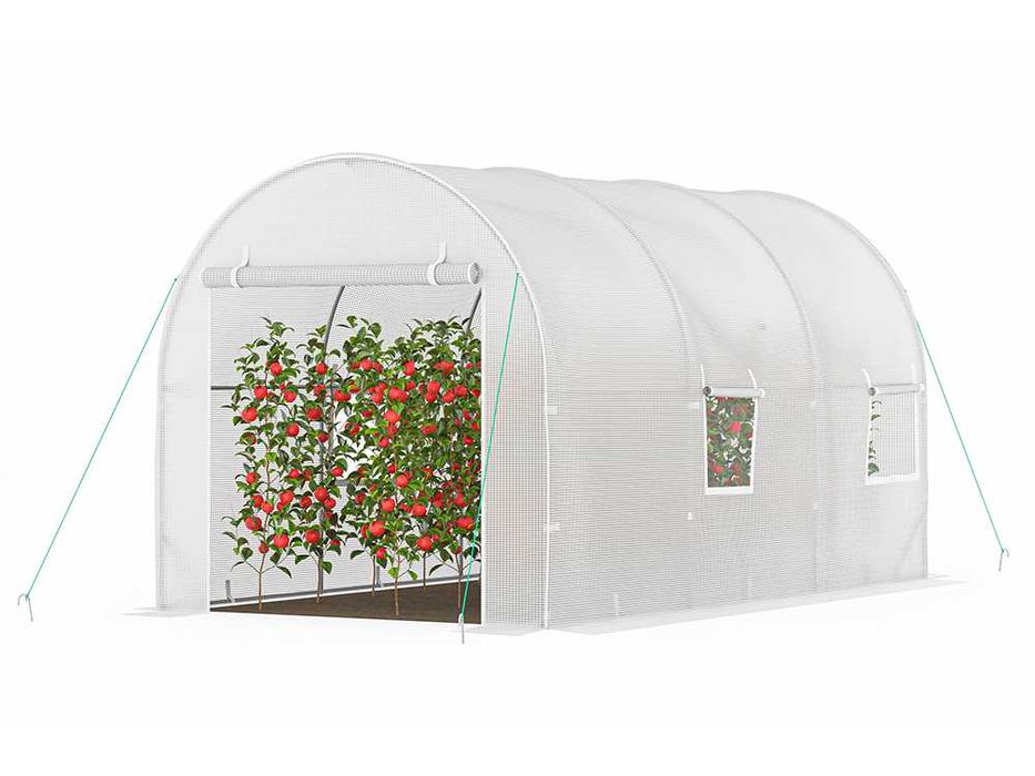 TUNEL FOLIOWY z zbrojoną folią 3,5x2m FOLIOWIEC 7m2 ogrodowy szklarnia