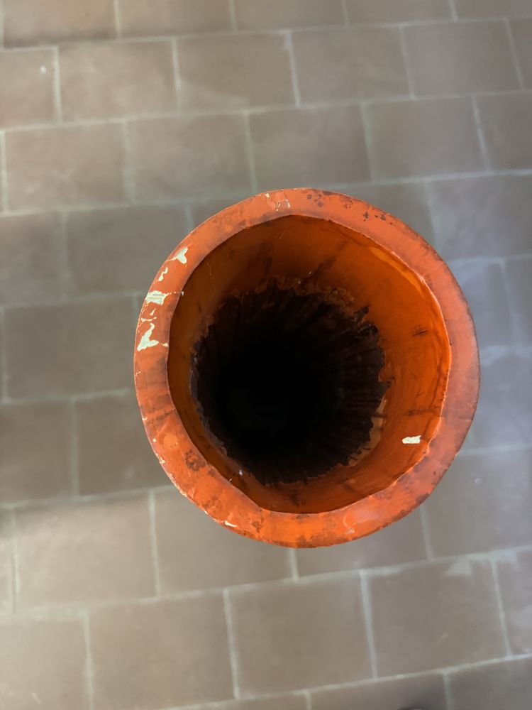 Jarra madeira pintada