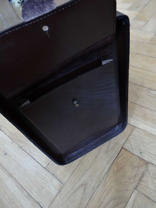 Skórzana torba lekarska Gal-Skór PRL lata 80.