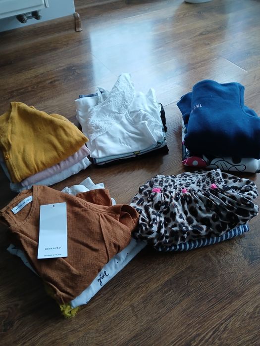 Zestaw ubrań rozmiar 110 dla dziewczynki