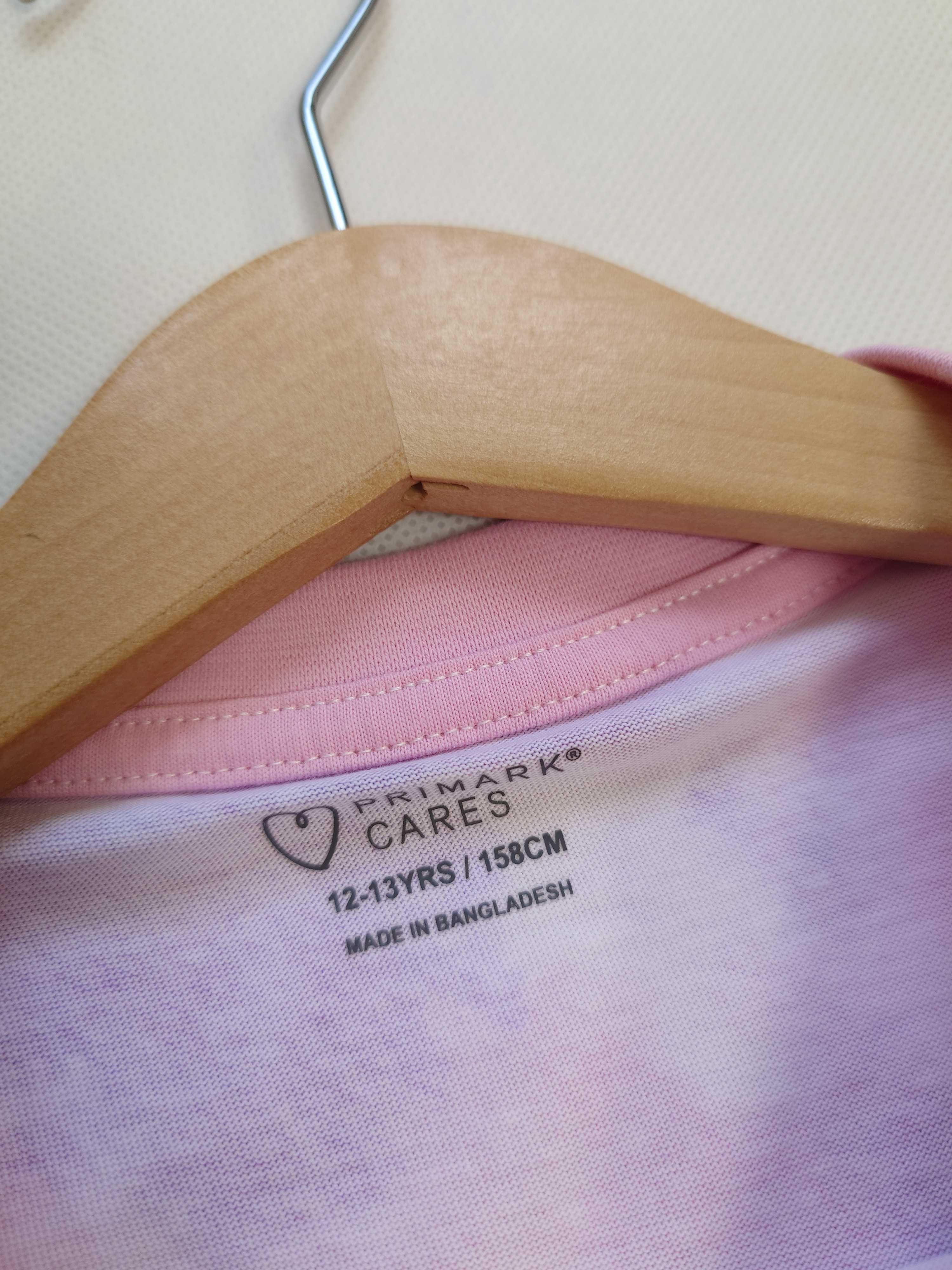 Piżama dziewczęca lawendowo-niebieska Primark 158