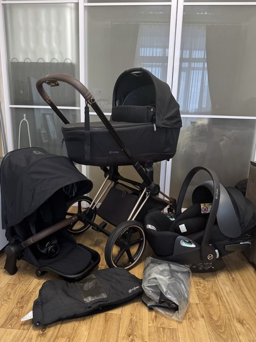 Коляска Cybex priam 4.0 deap black