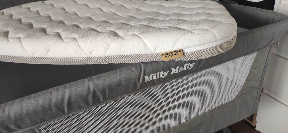 Łóżeczko dostawka Milly Mally 96x57 + materac firmowy
