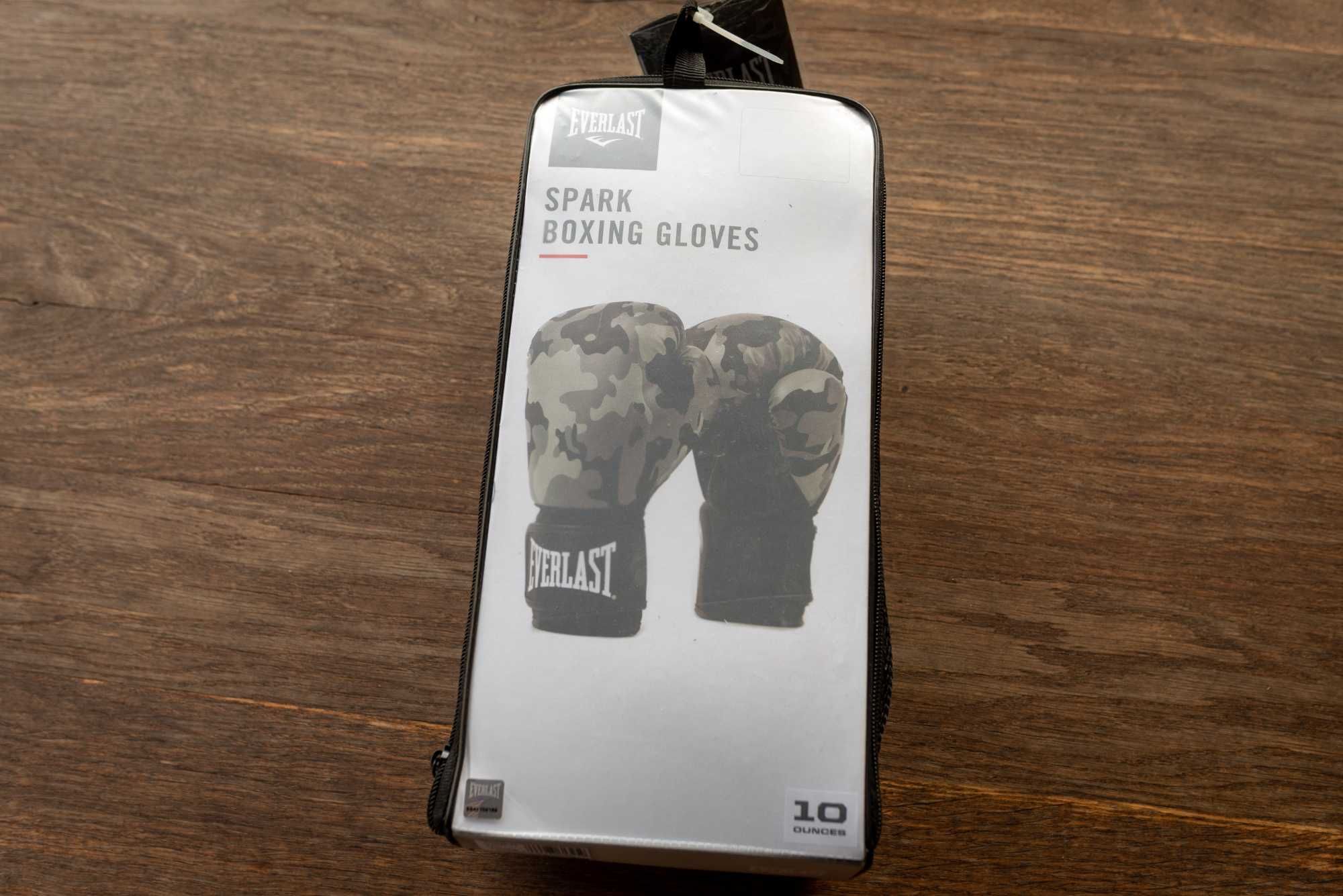 Rękawice bokserskie Everlast Spark szare 10oz