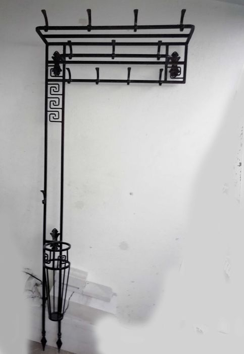 Piękna Garderoba Metaloplastyka Wieszak ścienny do odmalowania