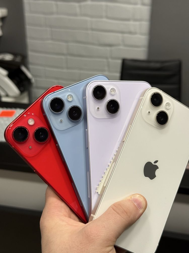 used iphone 14 128/256gb white, red, blue, purple, black