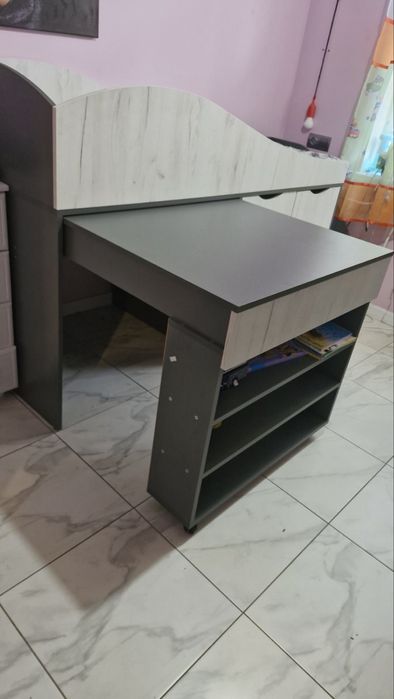 Дитяче ліжко  стіл трансфомер
