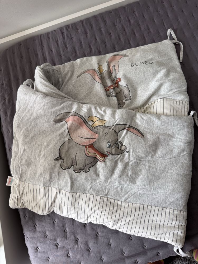 Conjunto dumbo para berço bebé