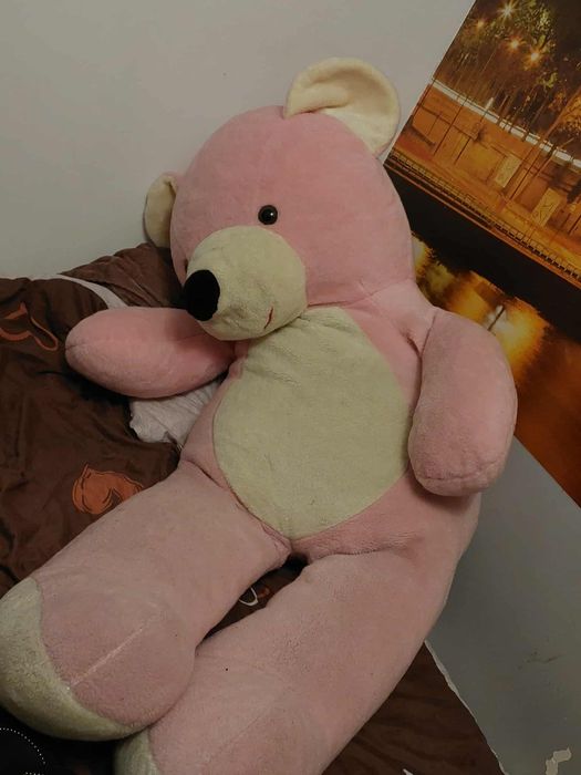 Duży różowy misio