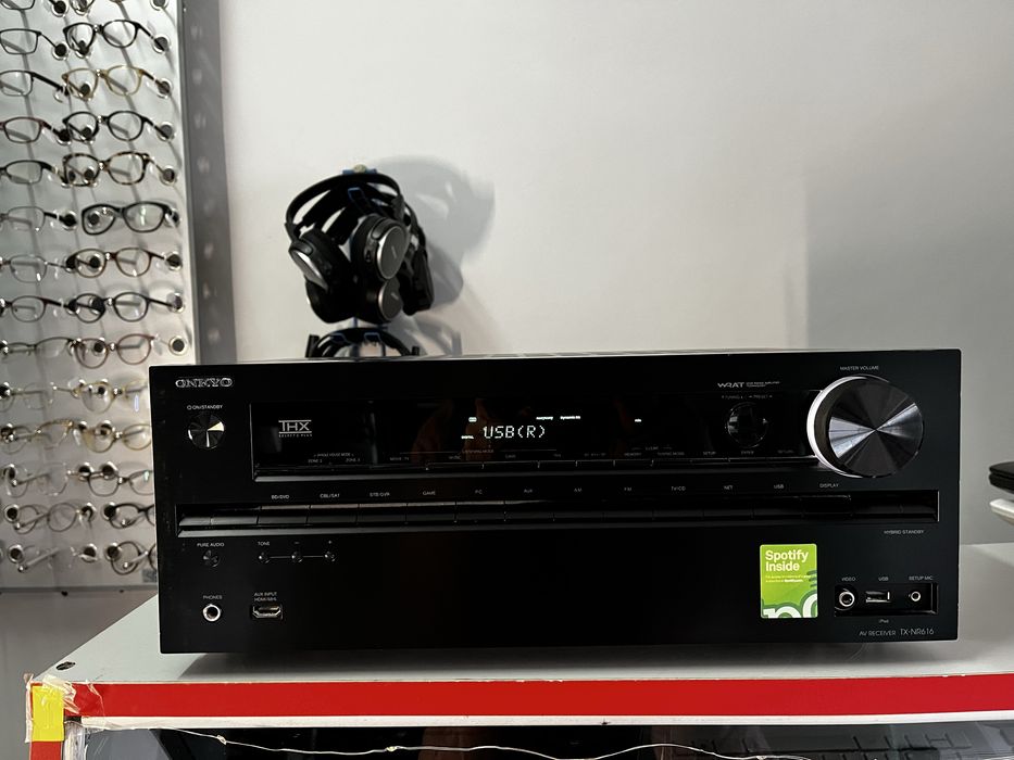 Підсилювач Onkyo TX-NR616 (включається але не відає звук)