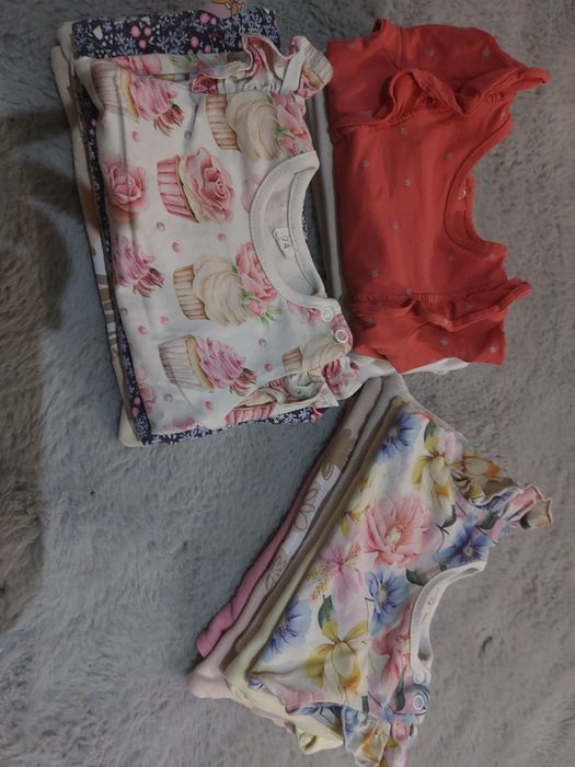 Paka ubranek 62, 68, 74