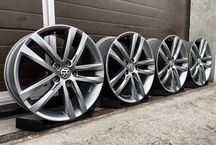 4x felgi aluminiowe 5x112 r17 et52 6,5J Alufelgi Oryginał VW R 17”
