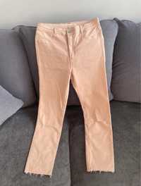 Spodnie Zara jegginsy - beżowe - rozmiar M