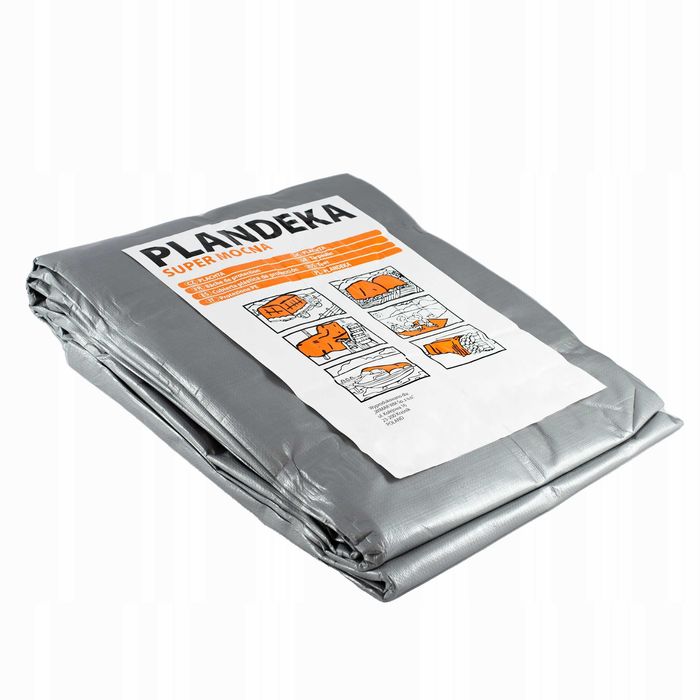 Plandeka Srebrna 3x3m super mocna 3 x 3 m 160g UV