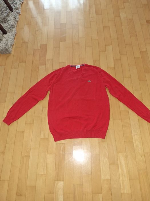 Sweter Lacoste męski 100% bawełna