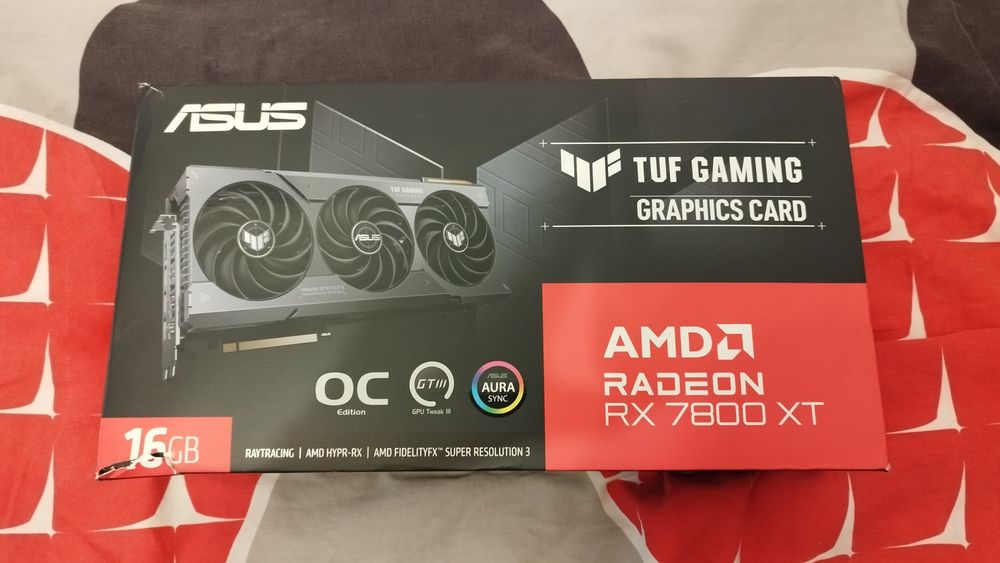 Karta graficzna ASUS Tuf Gaming Radeon RX 7800 XT OC 16 GB