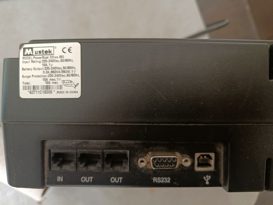 UPS mustek powermust 650 ИБП