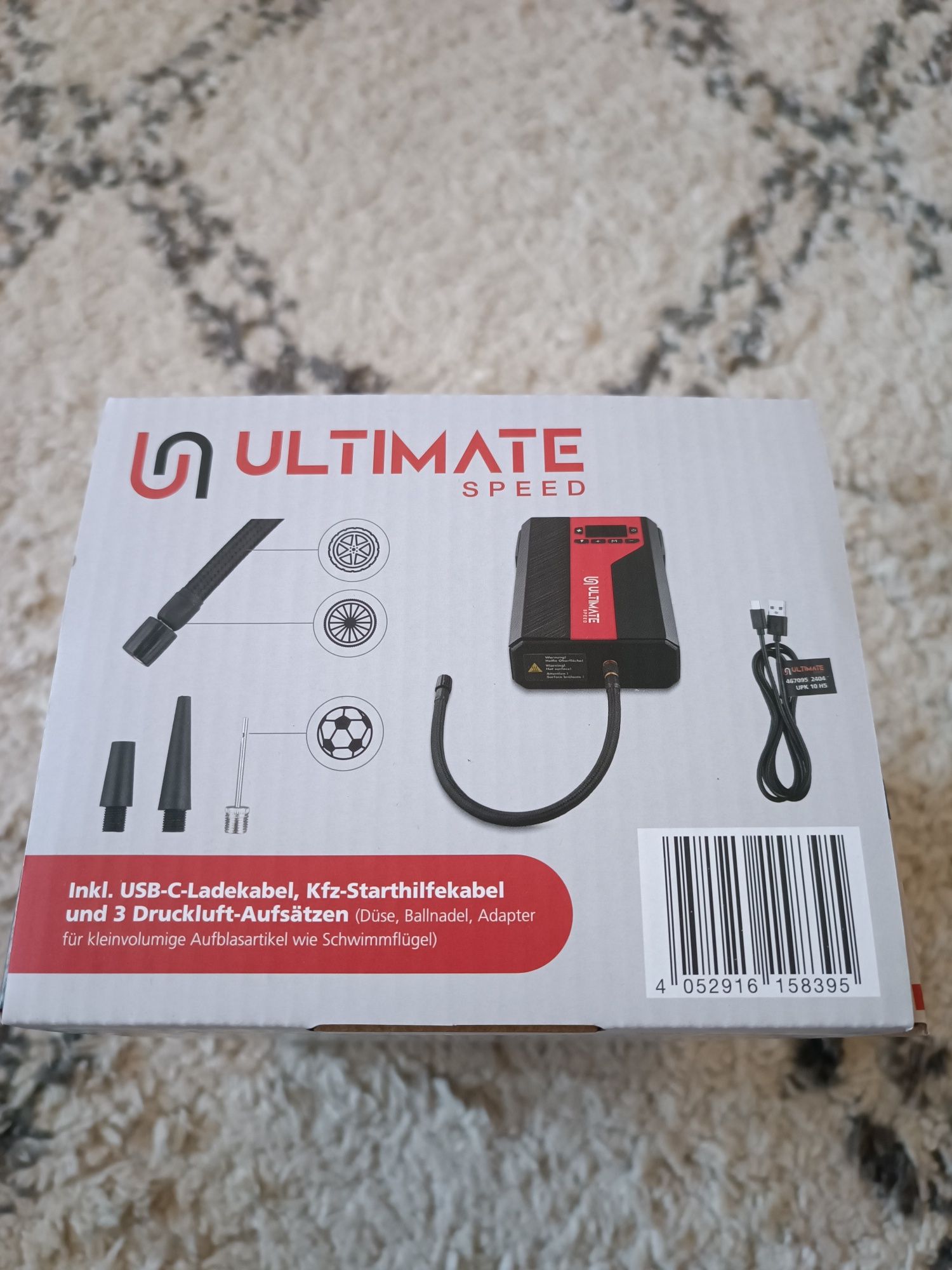 Ultimate Speed powerbank z kompresorem UPK 10 H5