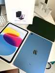 iPad 10 Gen 64gb WiFi Blue Jak Nowy + Klawaitura Gwarancja