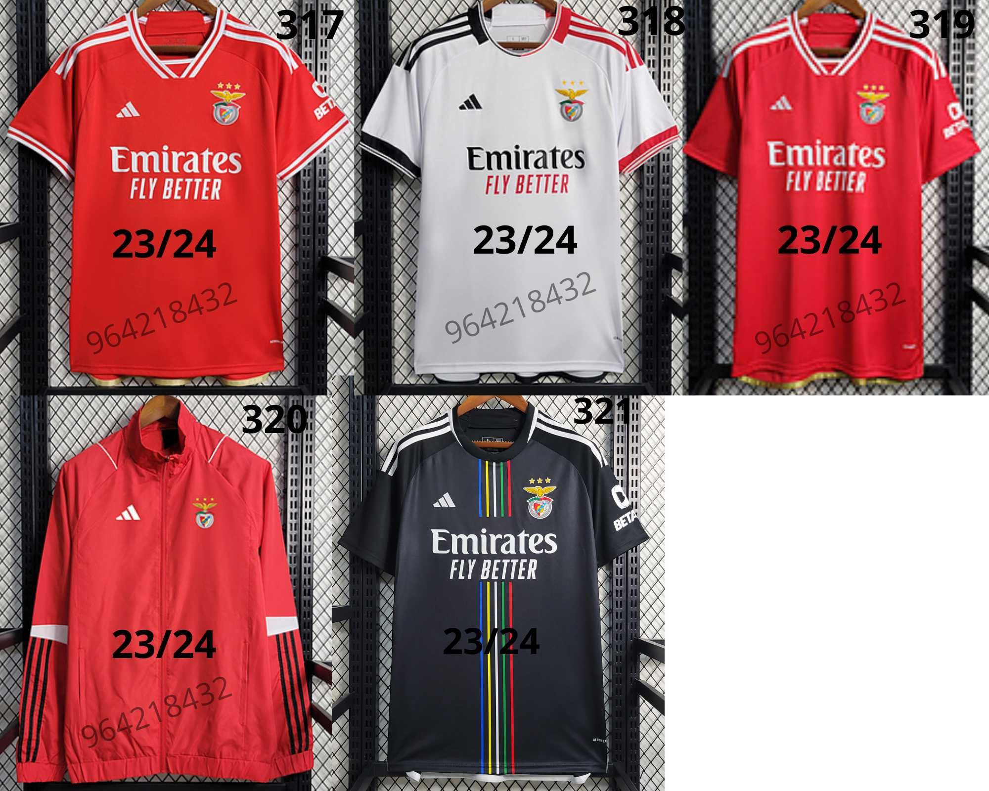 Camisola SL Benfica Fan/Torcedor 2020/2021/2022/2023.