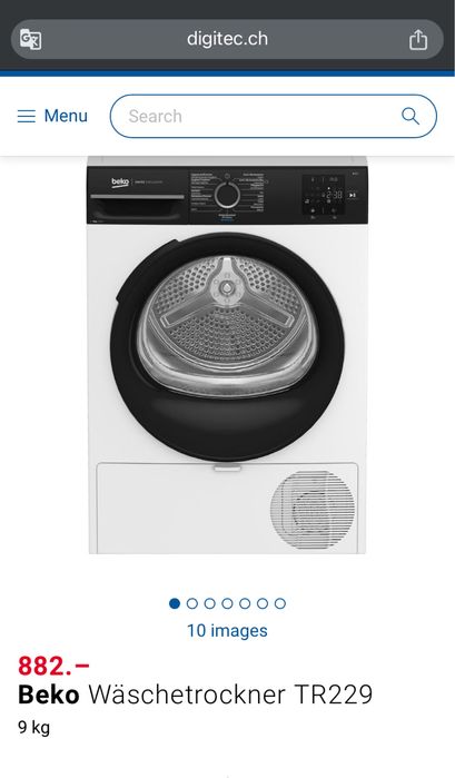 Сушка Beko TR229