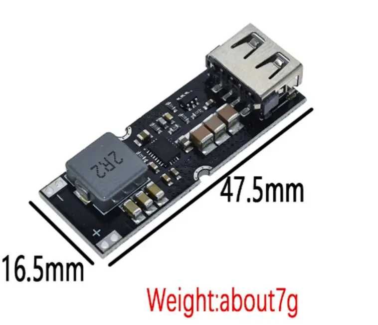 DC-DC преобразователь, Power Bank модуль быстрой зарядки QC (TPS61088)