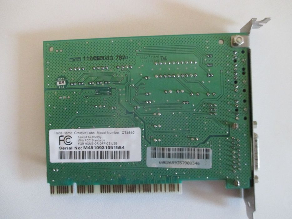 Placa de som PCI Creative Labs Sound Blaster CT4810