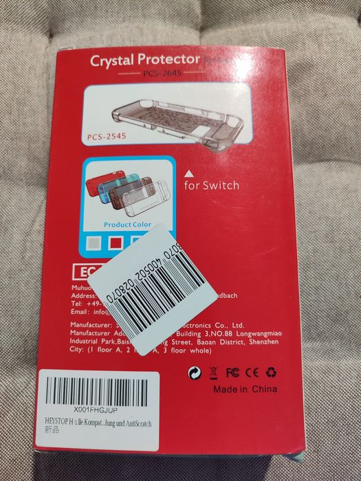 захисний чохол HeysTop Crystal Protector для ігрової консолі Nintendo