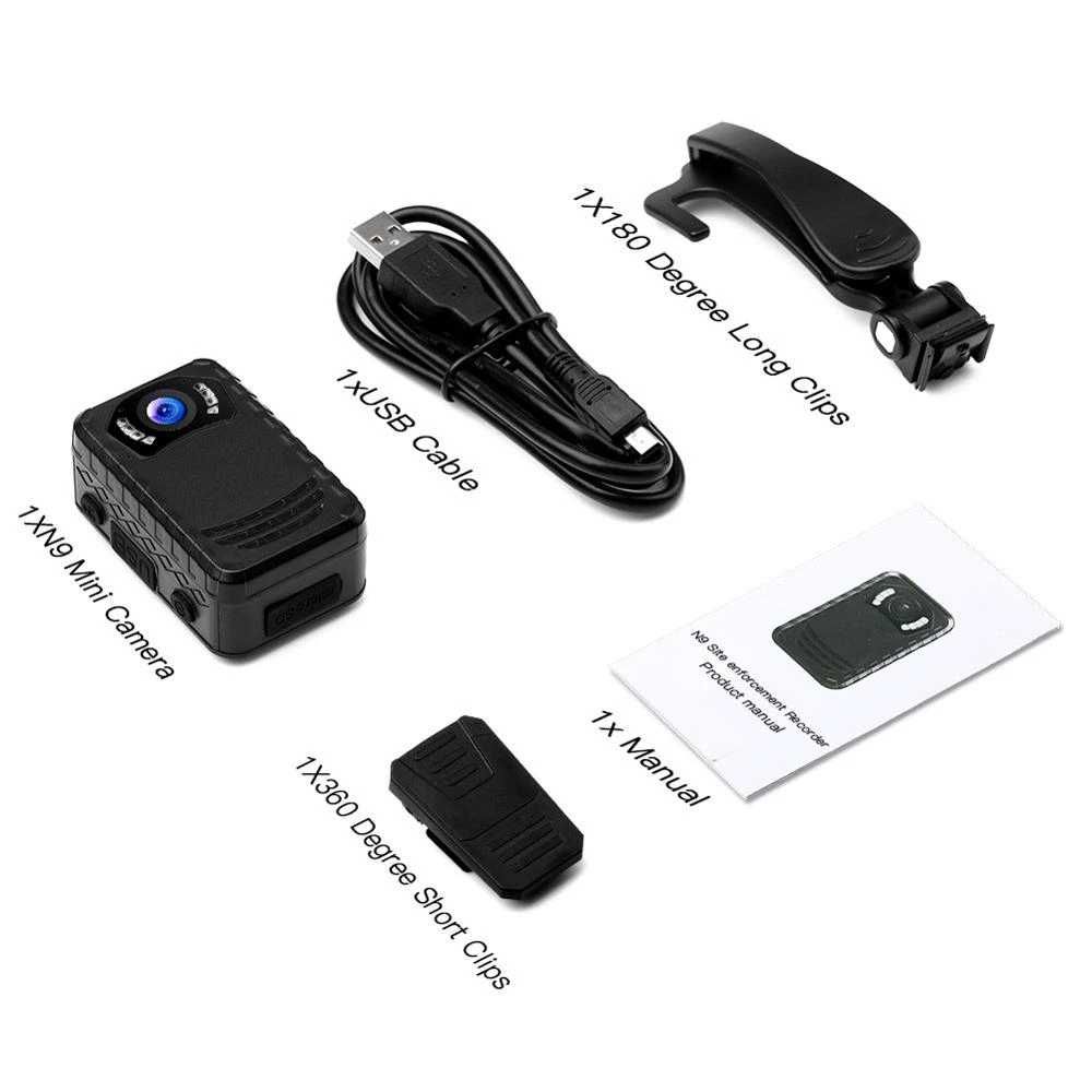 Боблов Н9 Full HD 1296P BOBLOV N9 Портативна натільна камера