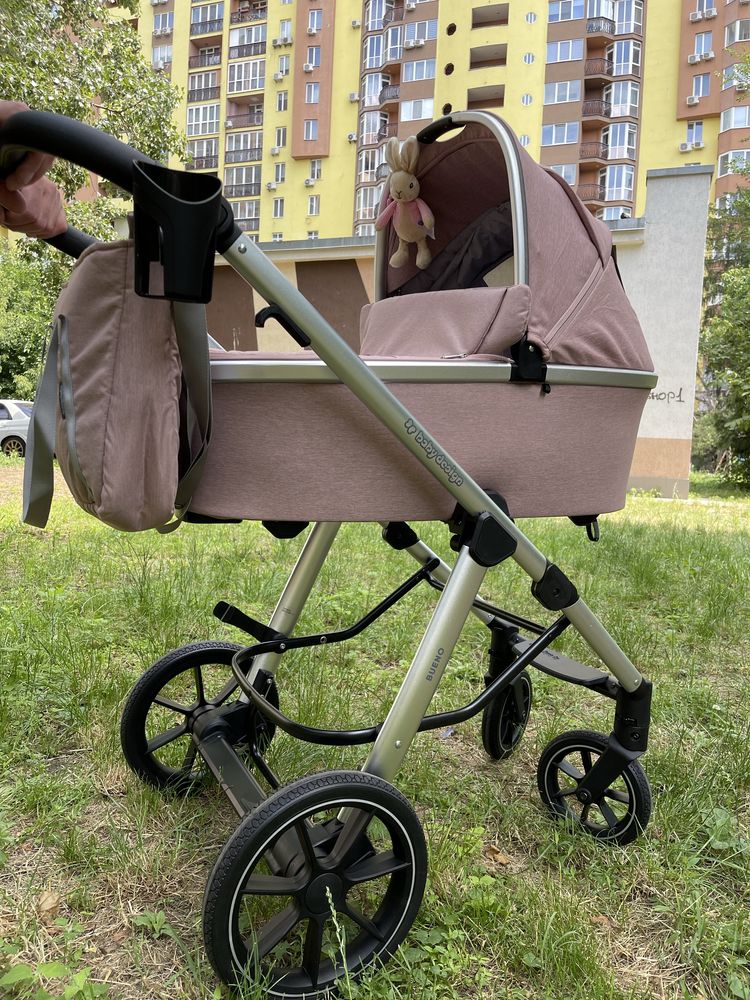 Коляска Baby Design Bueno Pink