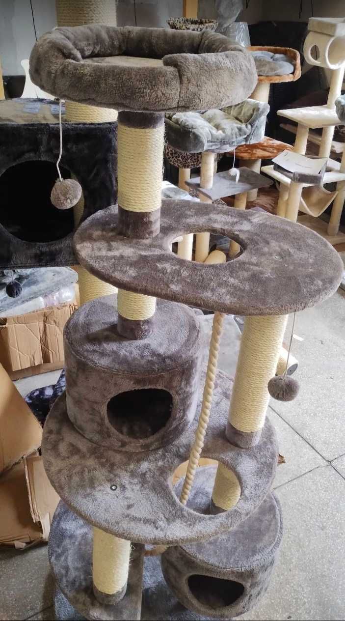 drapak dla kota HappyPet CAT040 szary
