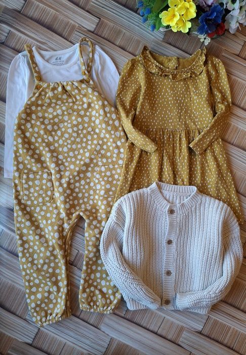 Одяг для дівчинки на 1-2роки сукня, джинсовка, ромпер, реглан