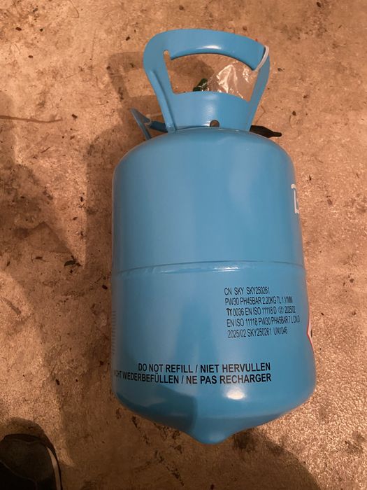 Butla po helu 30 balonów