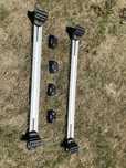 2 barras + fixadores THULE WingBar Evo 118 em alumínio