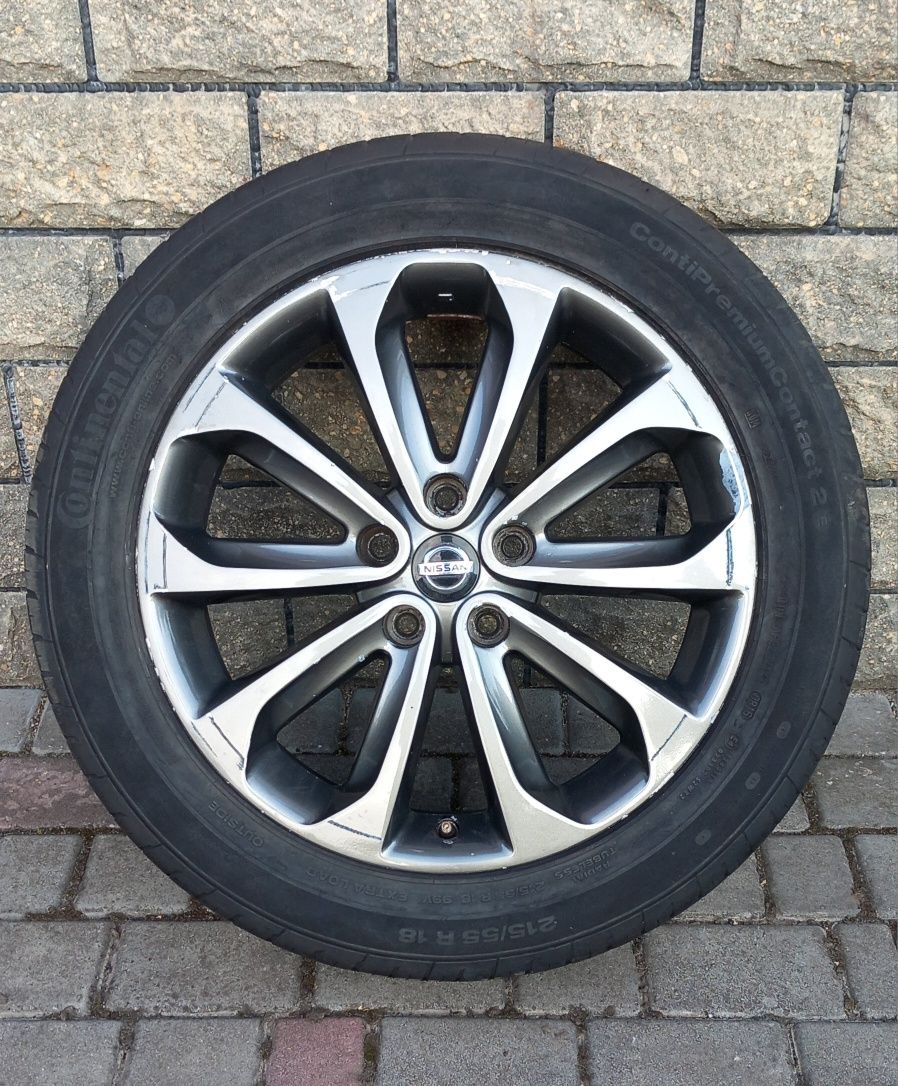 Один Диск R18 5×114,3 легкосплавний Nissan QASHQAI Ніссан Кашкай
