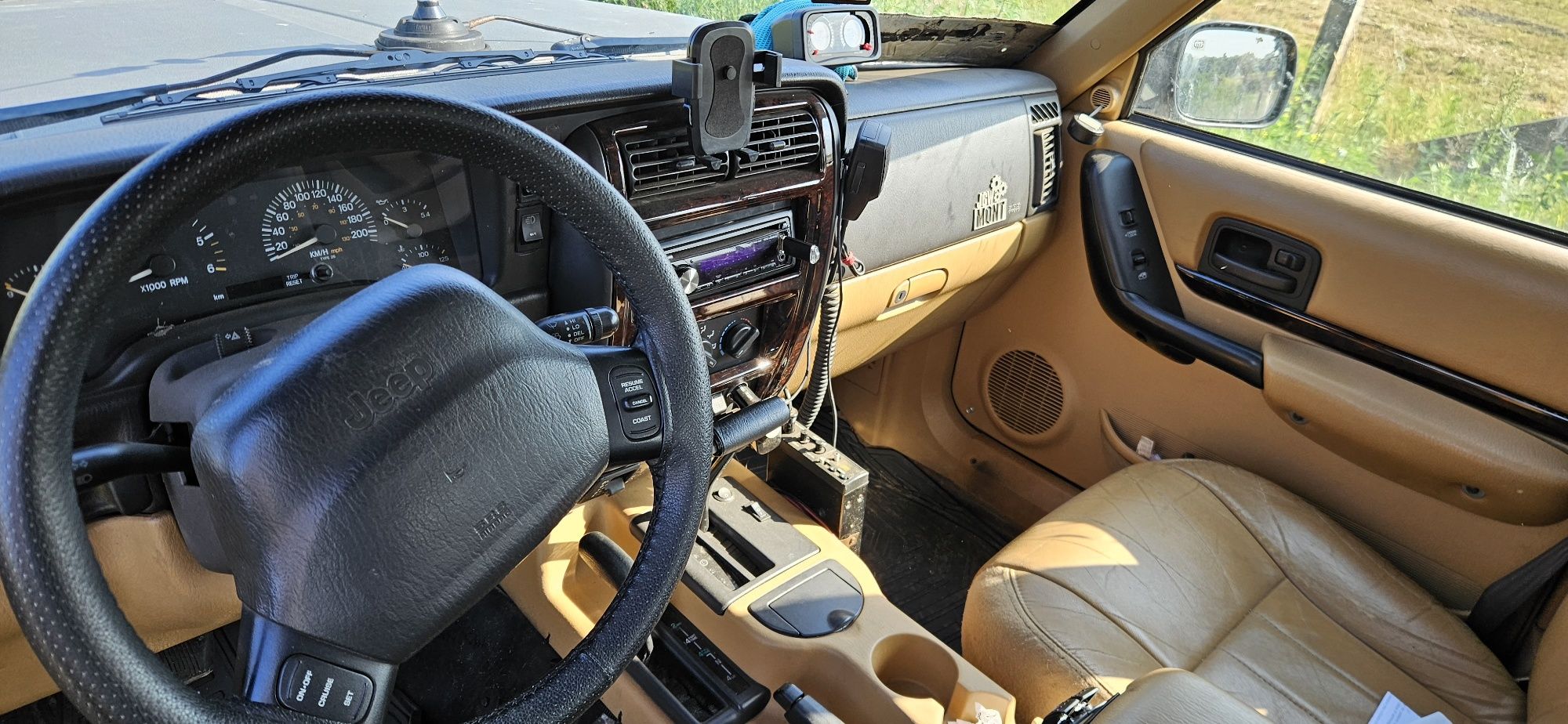 Jeep XJ 4x4, 2x blokada itp w teren
