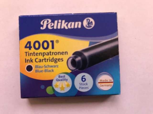 Zestaw Naboje atramentowe Pelikan 4001 krótkie 8 opakowań po6 szt.