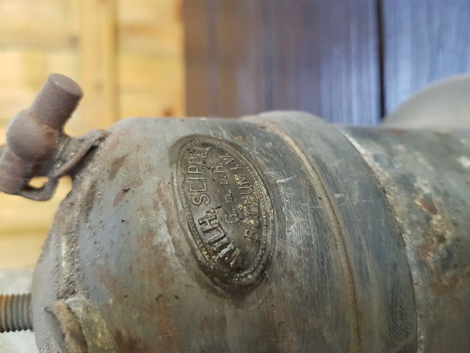 UNIKAT Kolejowa lampa karbidowa Seippel