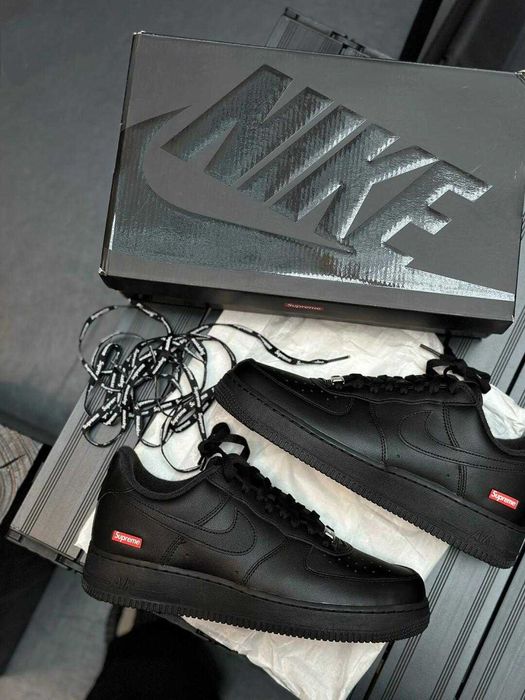 koszykówki "Nike_Air_Force_1_Low_Supreme_Black R.45