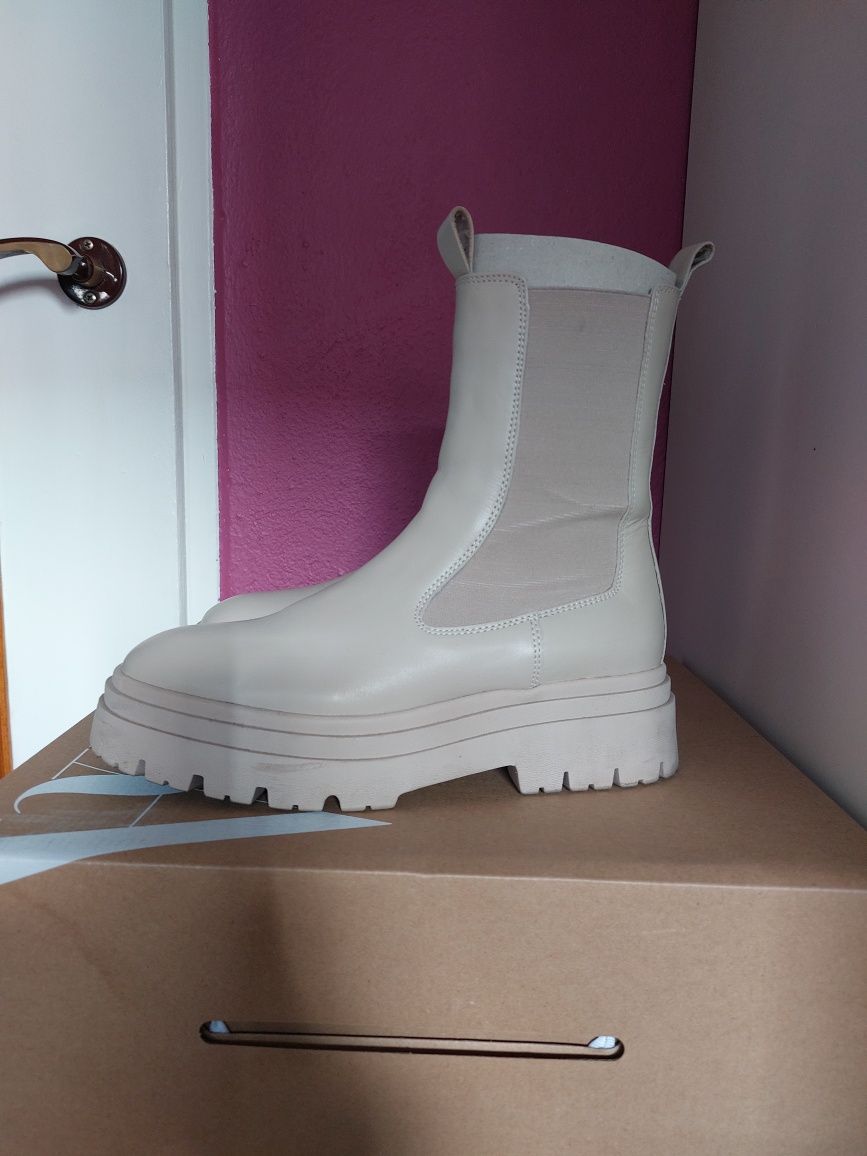 Buty skóra naturalna ZARA