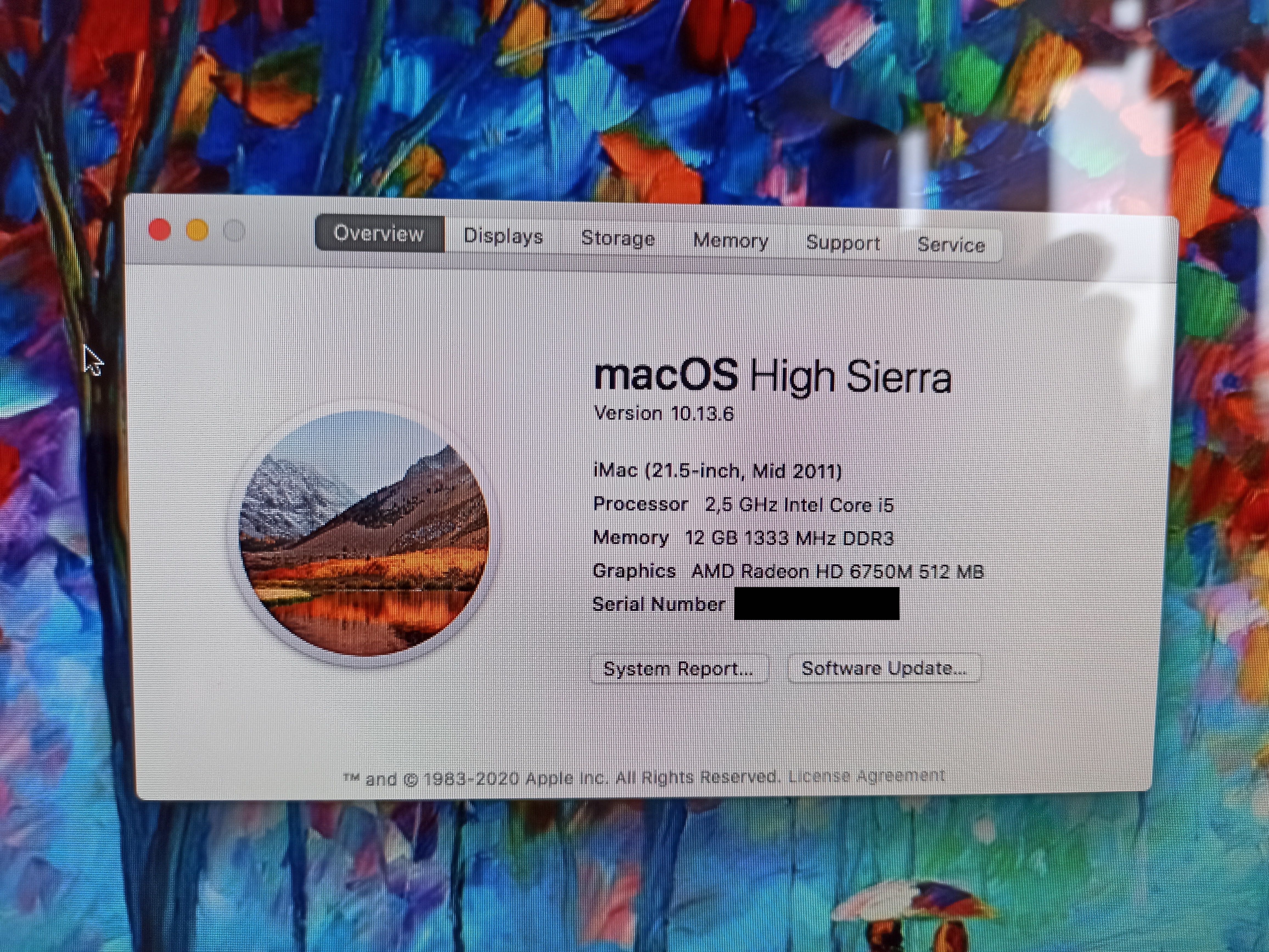 APPLE iMac 21.5' / Core i5 / 12GB RAM / 500GB HD / STAN IDEALNY!
