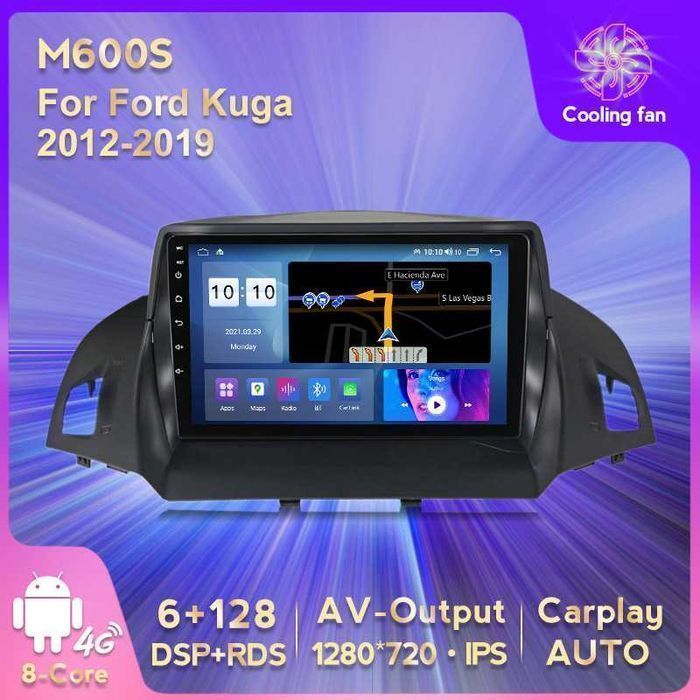 Штатная магнитола Ford Kuga Escape GPS навигация андроид Форд