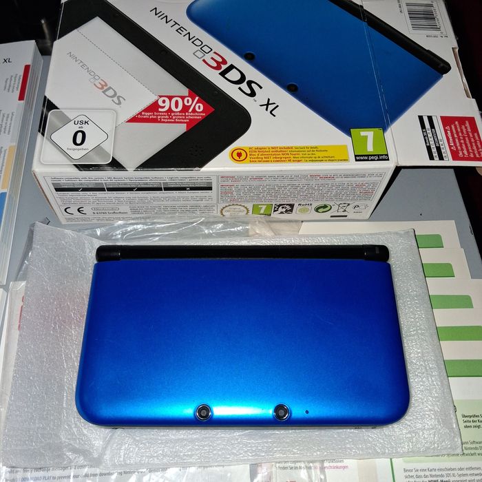 Nintendo 3DS XL Azu| Estado Impecável | Caixa + Carregador | Orig