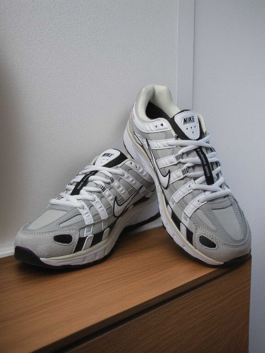 Кросівки Nike Р6000, кроссовки утеплені біло-чорні (0329)