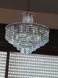 Candeeiro vintage tipo lustre de cristal