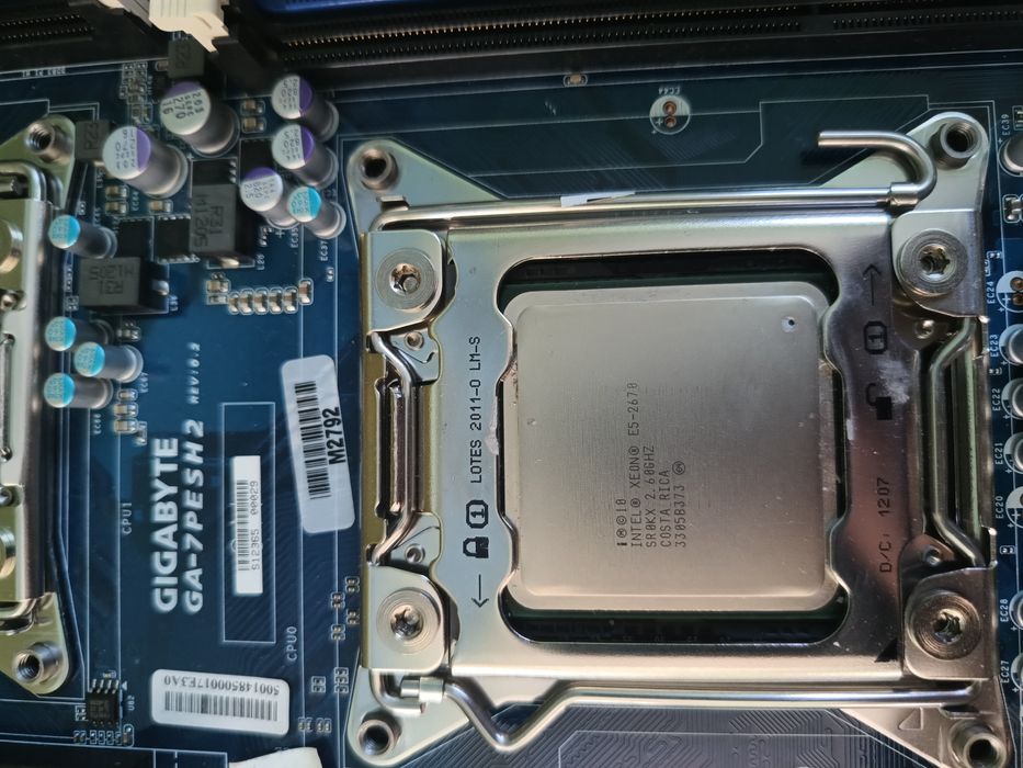 Комплект GA-7PESH2 + Е5 2670х1шт+ і7., + DDR3 32G(4x8)