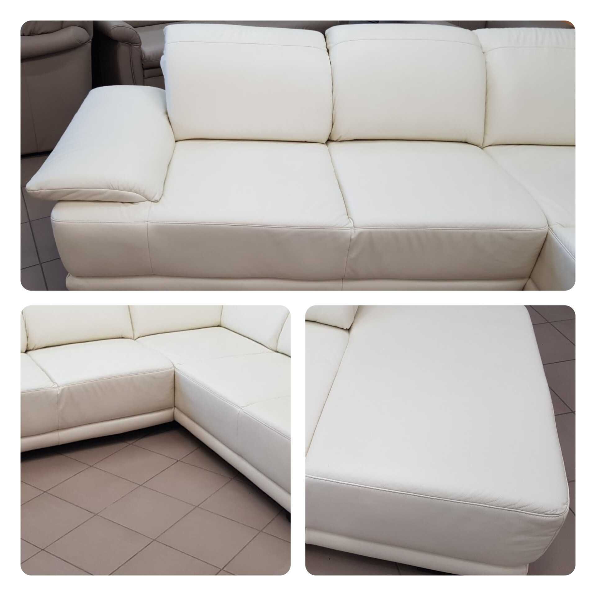 Кожаный угловой диван Natuzzi, Италия б/у (280602).